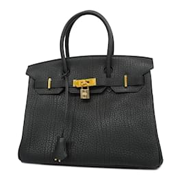 Hermès-Sac à main Hermès Birkin 30-Noir