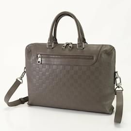 Louis Vuitton-Sac en cuir Porte Document Jour NM Damier Infinie Louis Vuitton-Autre