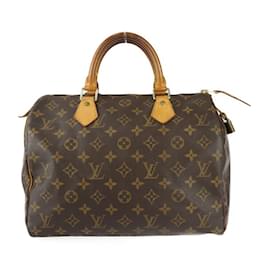 Louis Vuitton-Sac à main Louis Vuitton Speedy 30-Marron