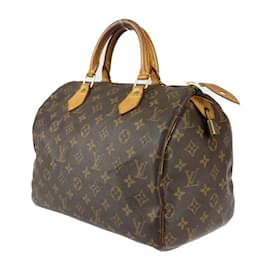 Louis Vuitton-Sac à main Louis Vuitton Speedy 30-Marron