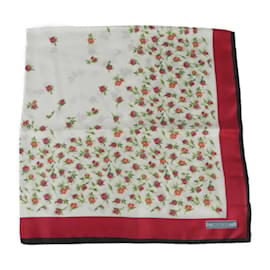 Sciarpa in seta Prada Nero Rosa Bianco Multicolore