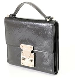 Louis Vuitton-Portefeuille Anoushka PM Monogram Glace Louis Vuitton-Noir