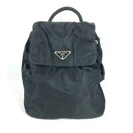 Mochila de tecido preta Prada Preto