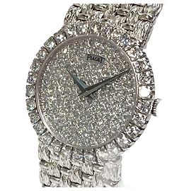 Handaufzug Armbanduhr Piaget 9190D23 Limelight Andere