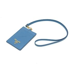 Prada-Prada IMC007 Blue Card Case-Blue