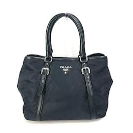 Prada-Prada BN1841 Navy Handbag-Navy blue
