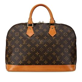 Louis Vuitton-Sac à main Alma PM Monogram Louis Vuitton-Marron,Monogramme