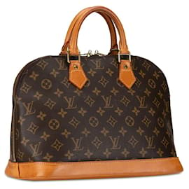 Louis Vuitton-Sac à main Alma PM Monogram Louis Vuitton-Marron,Monogramme