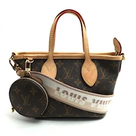 Louis Vuitton-Louis Vuitton Neverfull BB 2Way Schultertasche-Braun,Monogramm