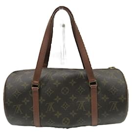 Louis Vuitton-Sac à main Louis Vuitton Monogram Old Papillon 30-Marron,Monogramme