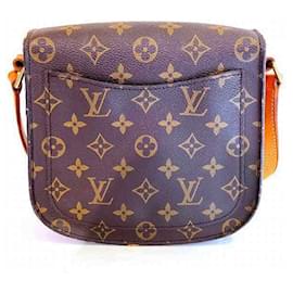 Louis Vuitton-Sac à épaule Saint-Clair Monogram Louis Vuitton-Marron,Monogramme