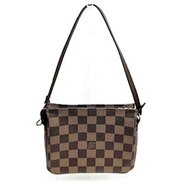 Louis Vuitton-Sac à main de maquillage Louis Vuitton Damier Truth-Marron