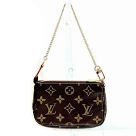 Louis Vuitton-Sac à main Louis Vuitton Monogram Pochette Accessoires M58009-Marron