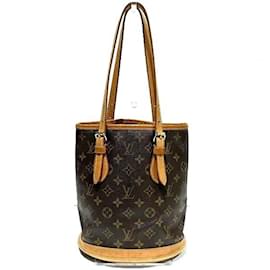 Louis Vuitton-Sac seau Petit Monogram Louis Vuitton-Marron