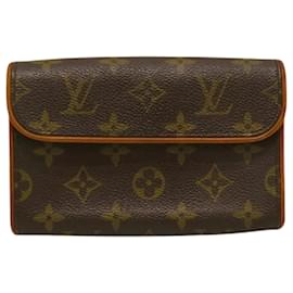 Louis Vuitton-Sac Pochette Florentine M51855 Monogram Louis Vuitton-Marron