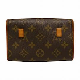 Louis Vuitton-Sac Pochette Florentine M51855 Monogram Louis Vuitton-Marron