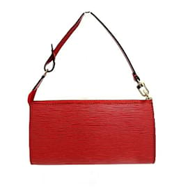 Louis Vuitton-Sac à épaule Louis Vuitton Epi Pochette Accessoires M52947-Rouge