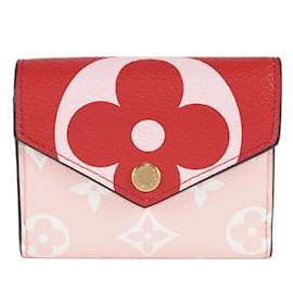 Louis Vuitton-Portefeuille Tri-fold Zoe Monogram Louis Vuitton-Rose,Rouge