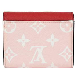 Louis Vuitton-Portefeuille Tri-fold Zoe Monogram Louis Vuitton-Rose,Rouge