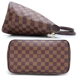 Louis Vuitton-Sac à main Louis Vuitton Damier Saleya PM-Damier ebène