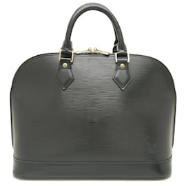 Louis Vuitton-Louis Vuitton Epi Alma Handbag in Noir-Black