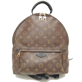 Louis Vuitton-Sac à dos Palm Springs MM Monogram Louis Vuitton-Marron,Monogramme