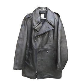Autre Marque MIC Leather Coat Black Men L Black