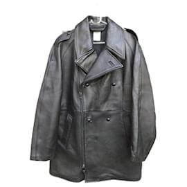 Autre Marque MIC Lederjacke Schwarz Herren L Schwarz