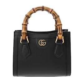 Gucci-Sac Tote Diana de GUCCI-Noir,Jaune