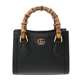 GUCCI Diana Tote Tasche Schwarz Gelb