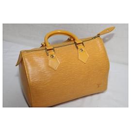 Louis Vuitton-LV Speedy epi amarelo-Amarelo