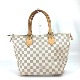 Louis Vuitton-Sac tote Damier Azur N51186 de Louis Vuitton-Blanc