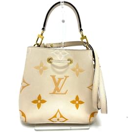 Louis Vuitton-Sac à épaule Monogram Empreinte Louis Vuitton-Beige