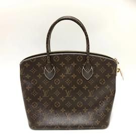 Louis Vuitton-Sac tote brillant Monogram M40597 de Louis Vuitton-Marron