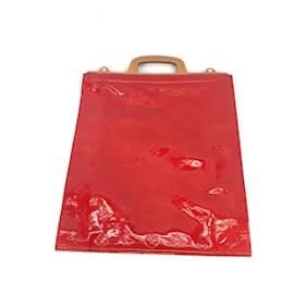 Louis Vuitton-Bolsa de mão Monogram Vernis M91078 da Louis Vuitton-Vermelho