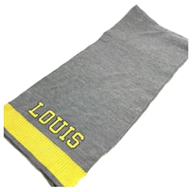 Louis Vuitton-Étole en laine jaune Louis Vuitton-Jaune
