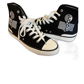 Isabel Marant Black Cloth Sneakers Black