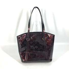 Louis Vuitton-Sac tote Monogram Vernis Louis Vuitton-Violet