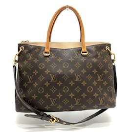 Louis Vuitton-Sac à épaule 2WAY Monogram Louis Vuitton-Beige