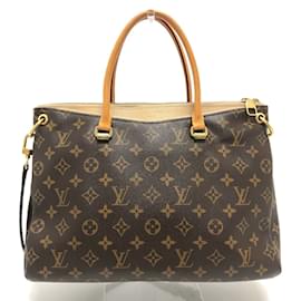 Louis Vuitton-Sac à épaule 2WAY Monogram Louis Vuitton-Beige