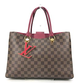 Louis Vuitton-Sac à main épaule Damier N40052 de Louis Vuitton-Rouge