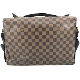 Louis Vuitton-Sac messager croisé Damier N42270 de Louis Vuitton-Marron