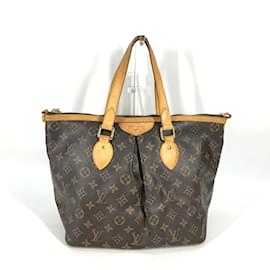 Louis Vuitton-Sac tote 2WAY Monogram Louis Vuitton-Marron