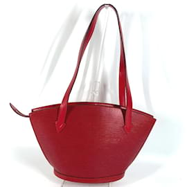 Louis Vuitton-Sac à épaule Epi Louis Vuitton-Rouge