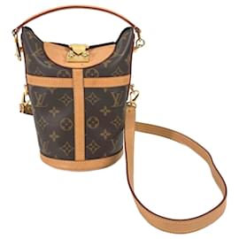 Louis Vuitton-Louis Vuitton Monogram Shoulder Bucket Bag-Brown