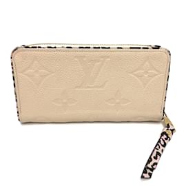 Louis Vuitton-Portefeuille long Louis Vuitton Monogram Empreinte Wild at Heart-Beige