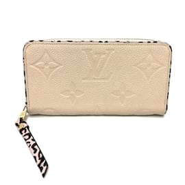 Louis Vuitton-Portefeuille long Louis Vuitton Monogram Empreinte Wild at Heart-Beige