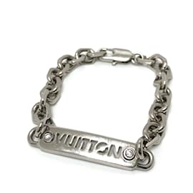 Louis Vuitton-Louis Vuitton M0994M Accessory ID Bracelet-Silvery