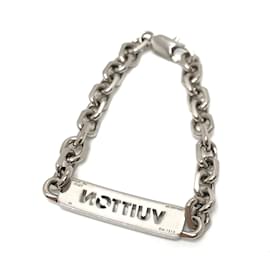 Louis Vuitton-Louis Vuitton M0994M Accessory ID Bracelet-Silvery