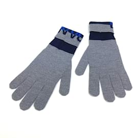 Louis Vuitton-Gants en laine gris Louis Vuitton-Marron